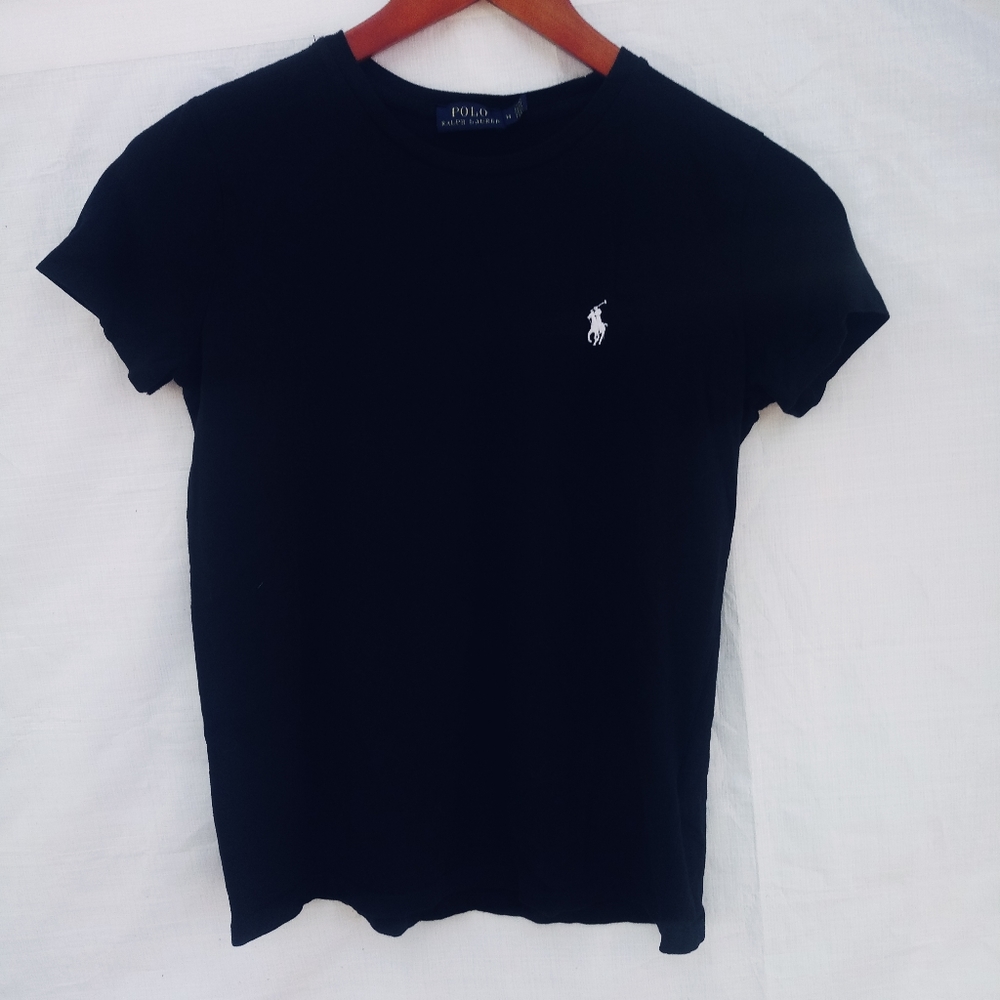 Polo Ralph Lauren Boys Black T-Shirt Size M